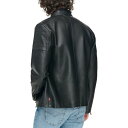 リーバイス リーバイス メンズ ジャケット＆ブルゾン アウター Men's Faux Leather Racer Jacket Black