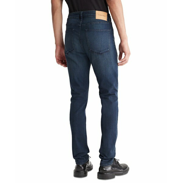 カルバン・クライン カルバンクライン メンズ デニムパンツ ボトムス Men's Skinny-Fit Jeans Boston Blue Black