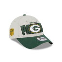 j[G fB[X Xq ANZT[ Men's Stone, Green Green Bay Packers 2023 NFL Draft 9FORTY Adjustable Hat Stone, Green