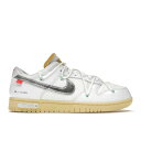 Nike ナイキ メンズ スニーカー 【Nike Dunk Low Off-White Lot 1】 サイズ US_8(26.0cm) White/Metall...