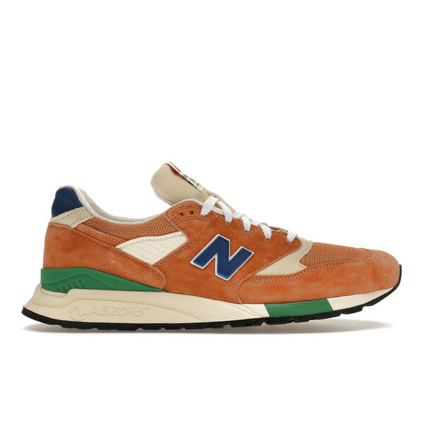New Balance ニューバランス メンズ スニーカー 【New Balance 998 MiUSA Teddy Santis Orange Royal】 サイズ US_5.5(23.5cm) Orange/Royal