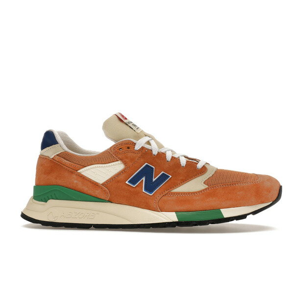 New Balance ニューバランス メンズ スニーカー 【New Balance 998 MiUSA Teddy Santis Orange Royal】 サイズ US_5.5(23.5cm) Orange/Royal