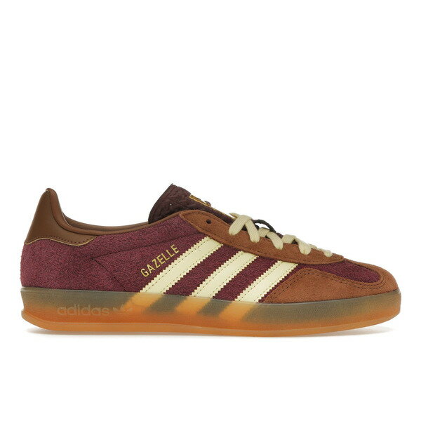 adidas アディダス メンズ スニーカー 【adidas Gazelle Indoor Maroon Almost Yellow】 サイズ US_11.5(29.5cm) Maroon/Almost Yellow/Preloved Brown
