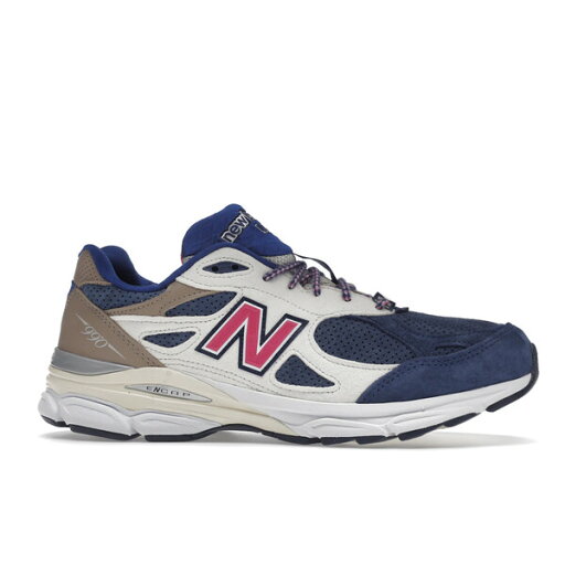 New Balance ニューバランス メンズ スニーカー 【New Balance 990v3 Kith Daytona (without Socks)】 サイズ US_7.5(25.5cm) Tan/Navy/Pink