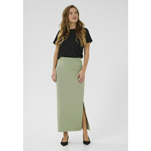 カフェ レディース スカート ボトムス LONG - Pencil skirt - oil green