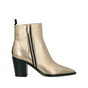 【送料無料】 ジャンヴィト ロッシ レディース ブーツ シューズ Ankle boots Gold