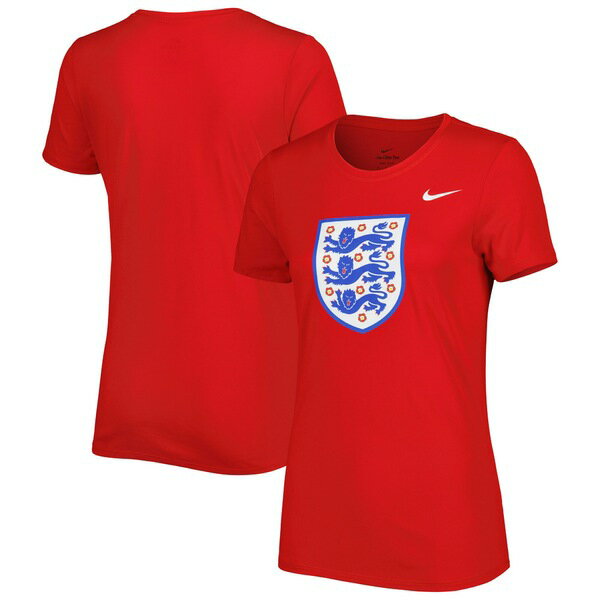 ナイキ レディース Tシャツ トップス England National Team Nike Women's Legend Performance TShirt Red