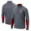 ӥ  㥱åȡ֥륾  Arizona Wildcats Columbia OmniWick Shotgun 2.0 QuarterZip Pullover Top Heathered Gray/Red