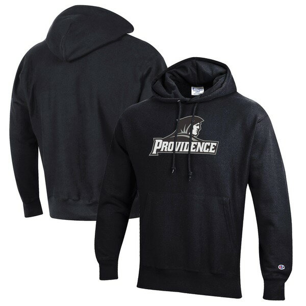 チャンピオン メンズ パーカー・スウェットシャツ アウター Providence Friars Champion Reverse Weave Fleece Pullover Hoodie Black