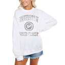 ゲームデイ レディース パーカー・スウェットシャツ アウター South Florida Bulls Gameday Couture Women's Trendspotter Perfect Crewneck Pullover Lightweight Sweatshirt White