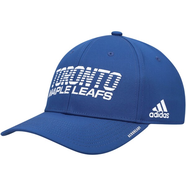 メンズ帽子, キャップ  Toronto Maple Leafs adidas 2021 Locker Room AEROREADY Flex Hat Blue