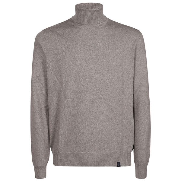 フェイ メンズ ニット&セーター アウター Turtle Neck Sweater Kaki Chiaro