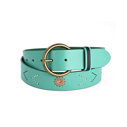 オールドトレンド レディース ベルト アクセサリー Women's Boho Soul Leather Belt Aqua オールドトレンド レディース ベルト アクセサリー Women's Boho Soul Leather Belt Aqua