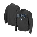 コロシアム メンズ パーカー・スウェットシャツ アウター Men's UConn Huskies Arch and Logo Crew Neck Sweatshirt Charcoal(4)