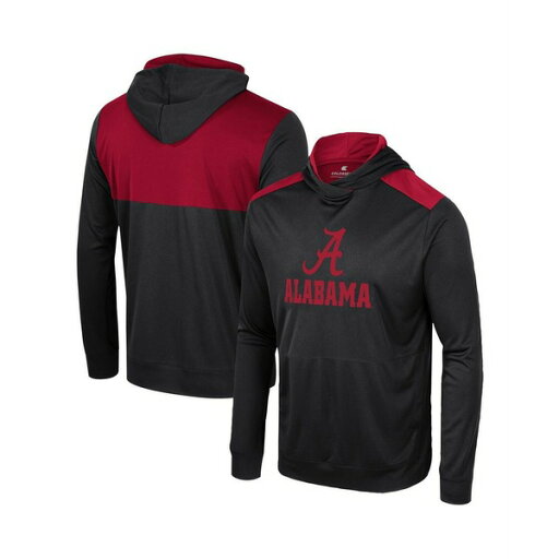 コロシアム メンズ シャツ トップス Men's Black Alabama Crimson Tide Warm Up Long Sleeve Hoodie T-shirt Black コロシアム メンズ シャツ トップス Men's Black Alabama Crimson Tide Warm Up Long Sleeve Hoodie T-shirt Black