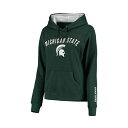 コロシアム レディース パーカー・スウェットシャツ アウター Women's Green Michigan State Spartans Arch and Lo...
