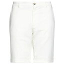 【送料無料】 トラサルディ メンズ カジュアルパンツ ボトムス Shorts & Bermuda Shorts Off white