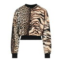 【送料無料】 ロベルトカヴァリ レディース パーカー・スウェットシャツ アウター Sweatshirts Beige