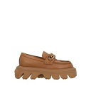 【送料無料】 カサディ レディース スリッポン・ローファー シューズ Loafers Brown