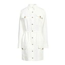 【送料無料】 ピンコ レディース ワンピース トップス Mini dresses White