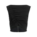 【送料無料】 ヴェルサーチ レディース Tシャツ トップス Tops Black