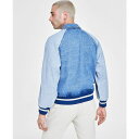 サンアンドプラスストーン メンズ ジャケット＆ブルゾン アウター Men 039 s Coastal Colorblocked Denim Varsity Jacket, Created for Macy 039 s Coastal