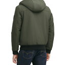 リーバイス リーバイス メンズ ジャケット＆ブルゾン アウター Men's Soft Shell Sherpa Lined Hooded Jacket Olive