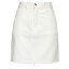 ̵ ǥѡȥȥե ǥ  ܥȥॹ Denim skirts White