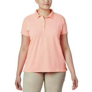 コロンビア レディース ポロシャツ トップス Plus Size PFG Innisfree Polo Shirt Tiki Pink