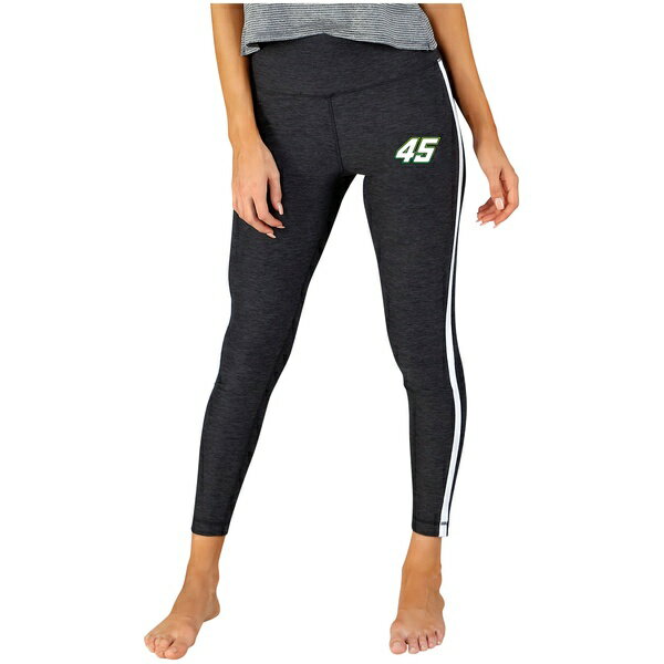 コンセプトスポーツ レディース カジュアルパンツ ボトムス Kurt Busch Concepts Sport Women's Centerline Knit Leggings Charcoal/White