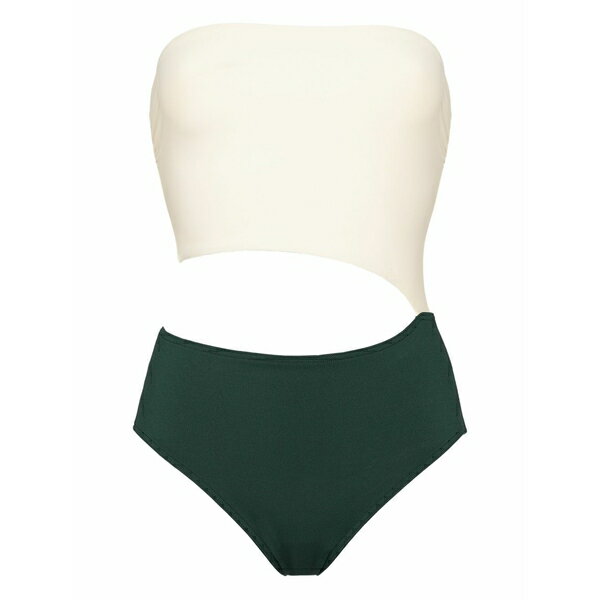 エレス レディース ワンピース トップス Double one-piece swimsuit Green