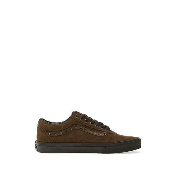 バンズ メンズ スニーカー シューズ Old skool star-details lace-up suede sneakers Brown