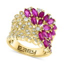 エフィー コレクション レディース リング アクセサリー EFFY Ruby (2-1/3 ct. t.w.) & Diamond (2-1/3 ct. t.w...