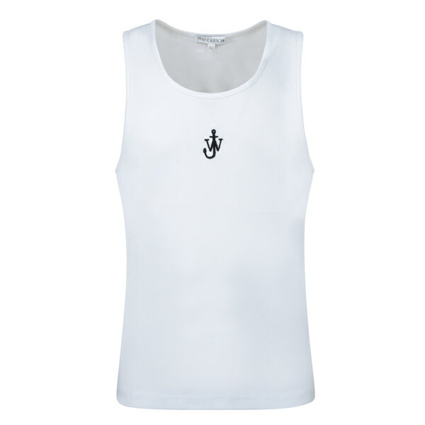 J.W.アンダーソン レディース カットソー トップス Anchor Embroidery Top White