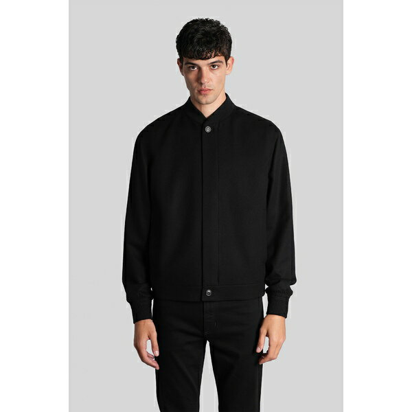 ゼニア メンズ ジャケット&ブルゾン アウター Bomber Jacket In Black Cashmere black