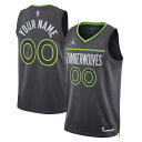 ジョーダン メンズ ユニフォーム トップス Minnesota Timberwolves Jordan Brand Unisex 2022/23 Swingman Custom Jersey Statement Ed..