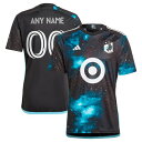 アディダス メンズ ユニフォーム トップス Minnesota United FC adidas 2024 Starry Night Replica Custom Jersey Black