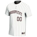 ゲームデイグレーツ メンズ ユニフォーム トップス Mississippi State Bulldogs GameDay Greats Unisex NIL PickAPlayer Lightweight Softball Jersey White 2