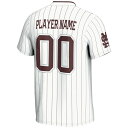 ゲームデイグレーツ メンズ ユニフォーム トップス Mississippi State Bulldogs GameDay Greats Unisex NIL PickAPlayer Lightweight Softball Jersey White 3