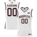 ゲームデイグレーツ メンズ ユニフォーム トップス Mississippi State Bulldogs GameDay Greats Unisex Lightweight NIL PickAPlayer Basketball Jersey White