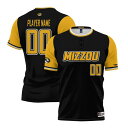 ゲームデイグレーツ メンズ ユニフォーム トップス Missouri Tigers GameDay Greats Unisex NIL PickAPlayer Lightweight Softball Jersey Black