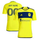 アディダス メンズ ユニフォーム トップス Nashville SC adidas 2024 The 615 Kit Replica Custom Jersey Yellow