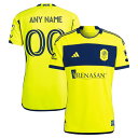 アディダス メンズ ユニフォーム トップス Nashville SC adidas 2024 The 615 Kit Authentic Custom Jersey Yellow