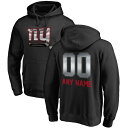 ファナティクス メンズ パーカー・スウェットシャツ アウター New York Giants NFL Pro Line by Fanatics Branded Personalized Midnight Mascot Pullover Hoodie Black