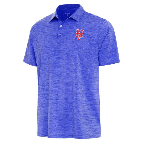 AeBOA Y |Vc gbvX New York Mets Antigua Layout Polo Heather Royal