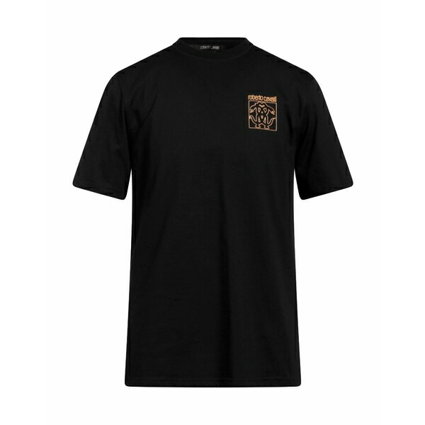 【送料無料】 ロベルトカヴァリ メンズ Tシャツ トップス T-shirts Black
