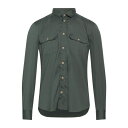 フィナモレ 【送料無料】 フィナモレ 1925 メンズ シャツ トップス Shirts Dark green