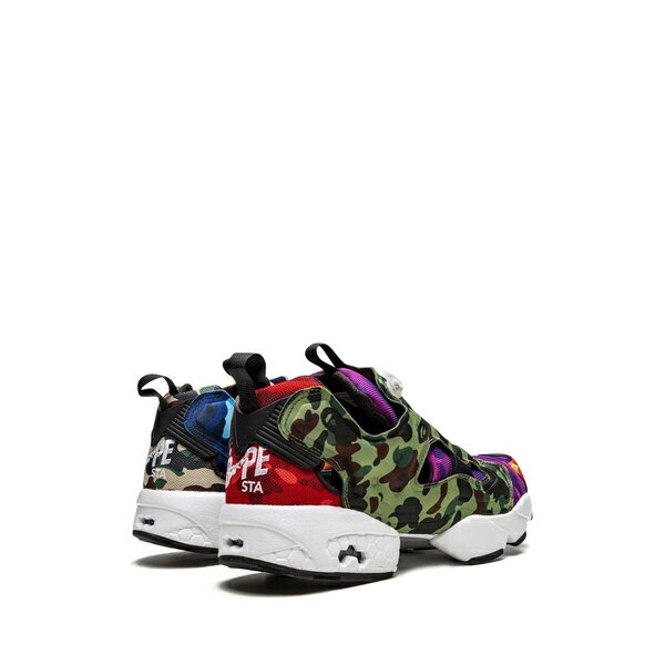 リーボック メンズ スニーカー シューズ x BAPE 'Instapump Fury OG' スニーカー multicolour