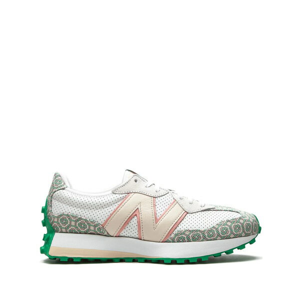 ニューバランス メンズ スニーカー シューズ 327 ローカット スニーカー white/green