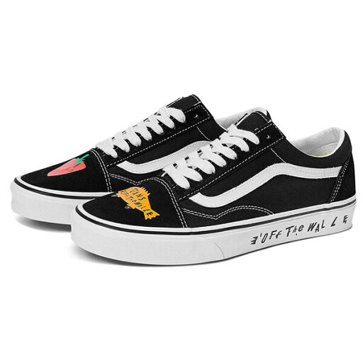 Vans バンズ メンズ スニーカー 【Vans Old Skool Classic Casual Skateboarding Shoes Series 275C Unisex Black VN0A5KRF6BT】 サイズ US_8.5(26.5cm)